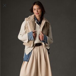 Anthropologie Teddy Textured Vest